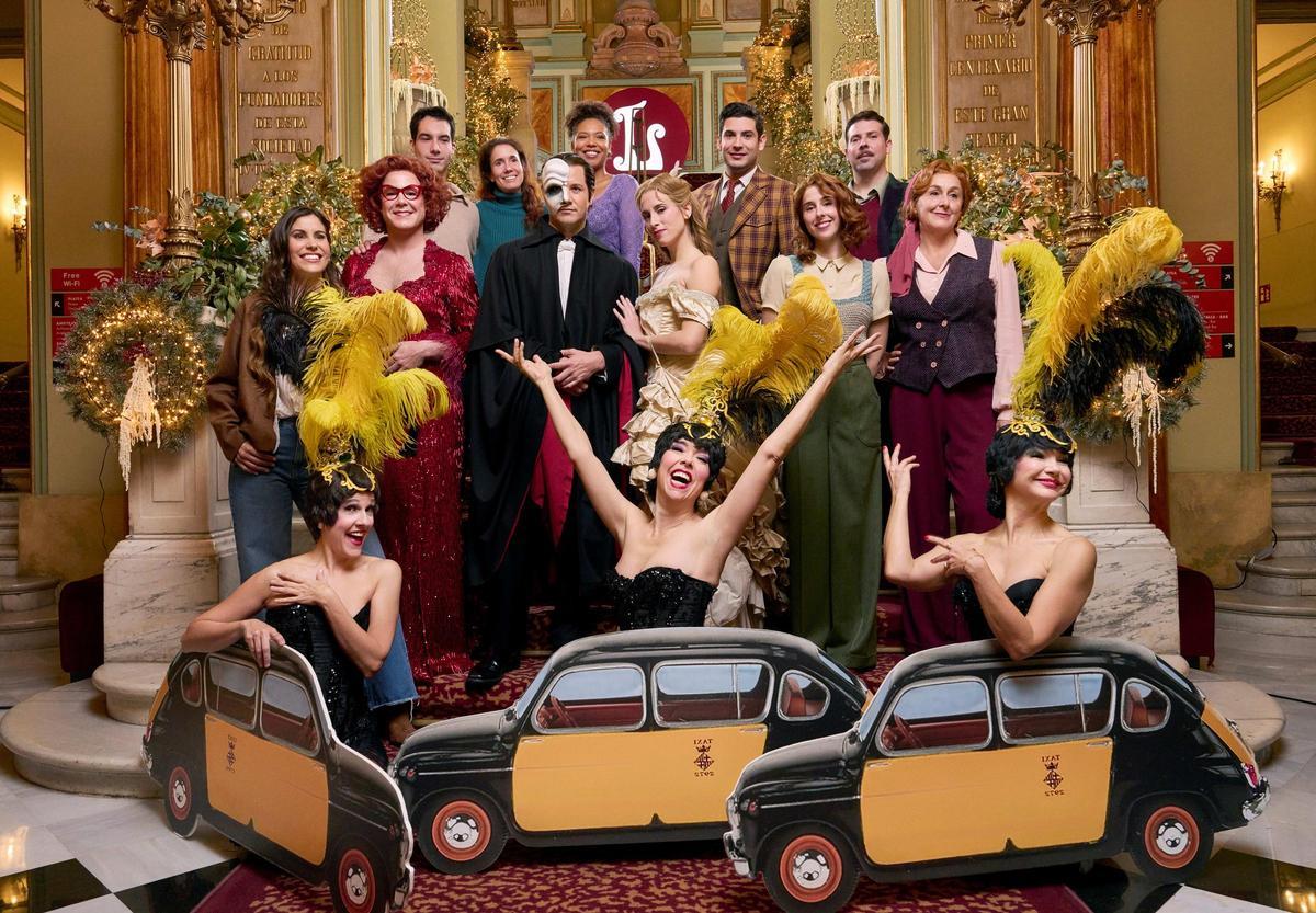 Los protagonistas de 'L'amor venia amb taxi', 'Germans de sang', 'El fantasma de la ópera', 'Tootsie' y 'Ànima'..