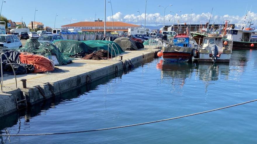 El puerto de O Corgo, en O Grove.