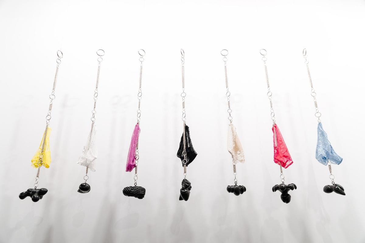 Una obra en la feria ARCO Madrid 2025. Una obra en la feria ARCO Madrid 2025.