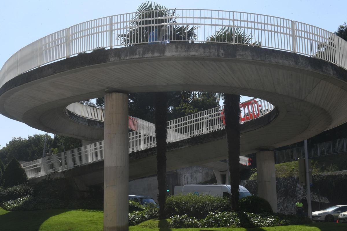 Últimos trabajos de reforma del paso a Santa Margarita