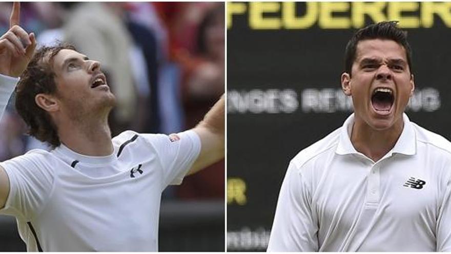 Murray y Raonic disputarán la final de Wimbledon.