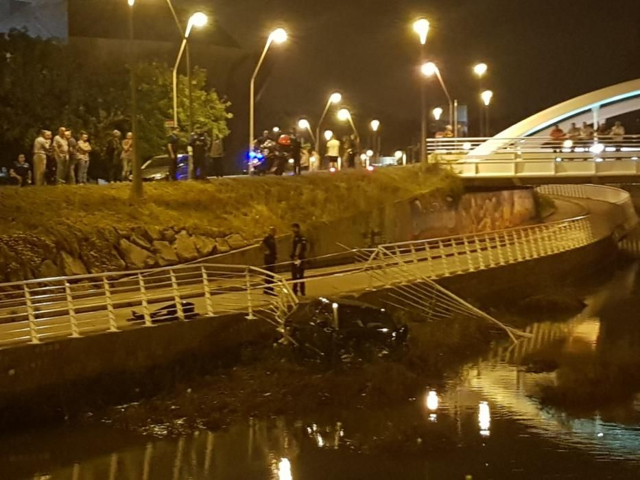 Accidente en el río Piles