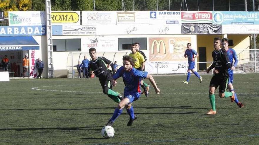 Un lance de un partido del Barbadás. // Jesús Regal