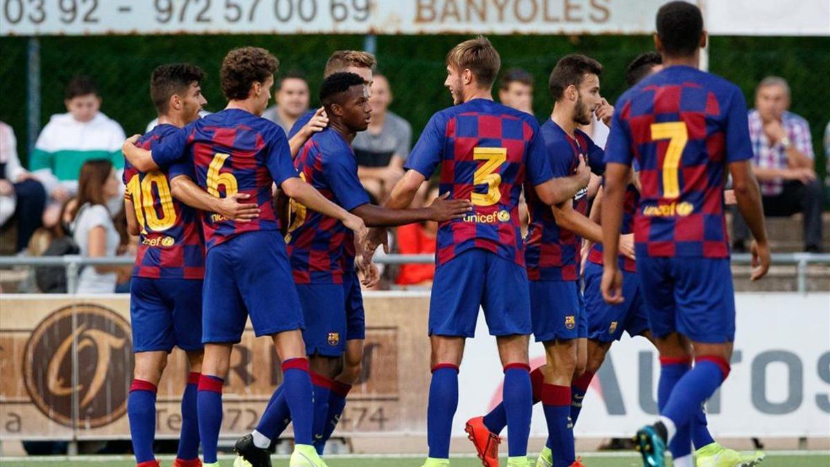 El Barça B alcanza la final de L'Estany tras ganar al Banyoles