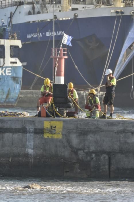 13/09/2017 LAS PALMAS DE GRAN CANARIA. Obras de ampliación terminal del Muelle Sta. Catalina. FOTOS: J. PÉREZ CURBELO