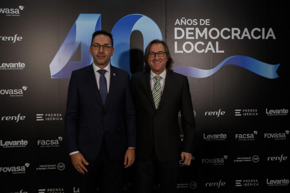 Gala de los 40 años de democracia local en Levante-EMV