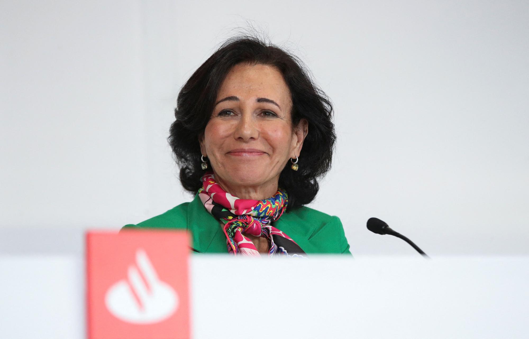 La presidenta del Santander, Ana Botín