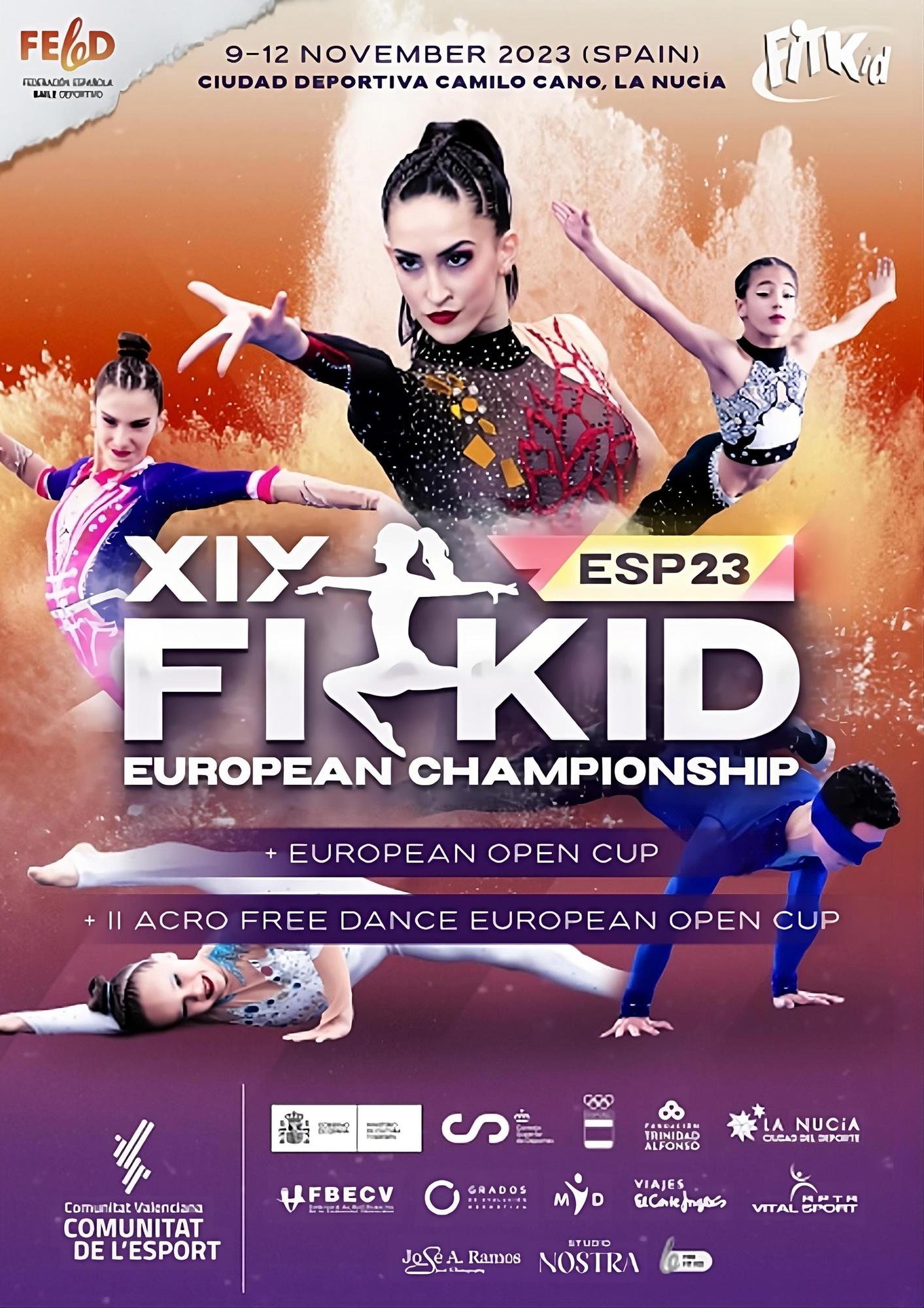 Una setabense en el campeonato de Europa de Fitkid