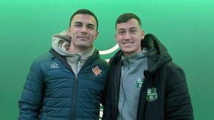 Emil Audero, con Jay Idzes tras el Sassuolo - Cremonese