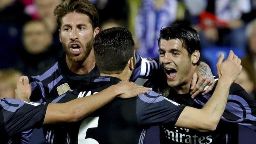 El acierto ofensivo da tres puntos al Real Madrid en su visita al Leganés (2-4)