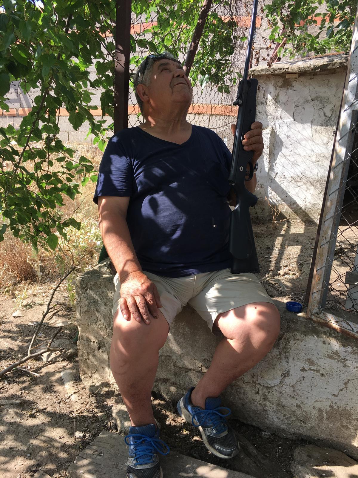 Luis Reyes, un gran aficionado a la caza menor.