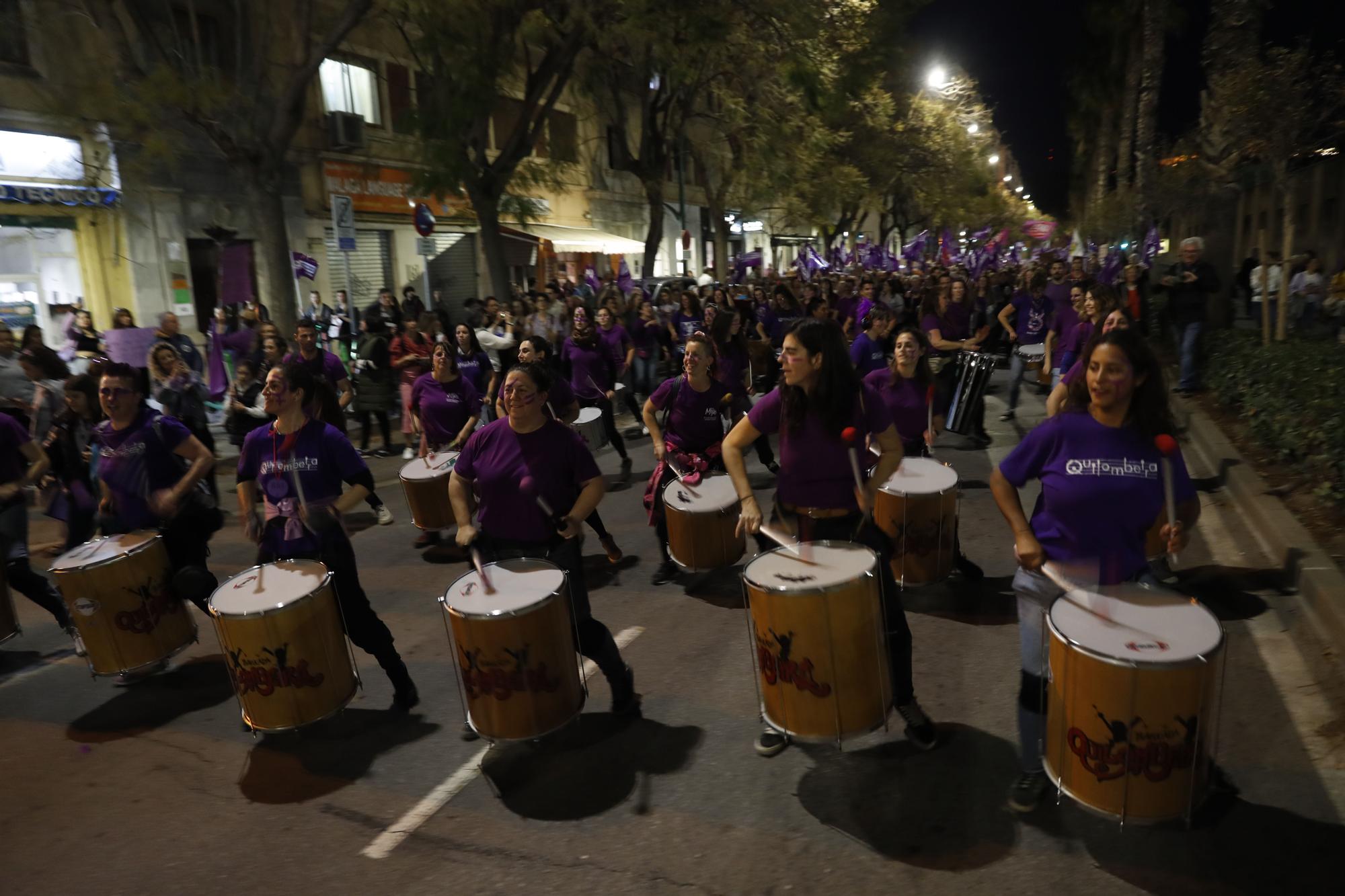 Marcha por el Día Internacional de la Mujer en Málaga