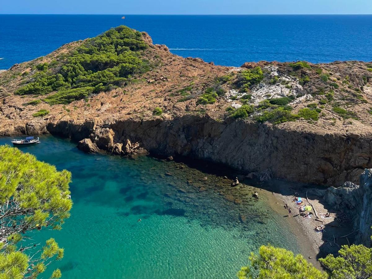 Cala s'Eixugador, en la costa de Begur.