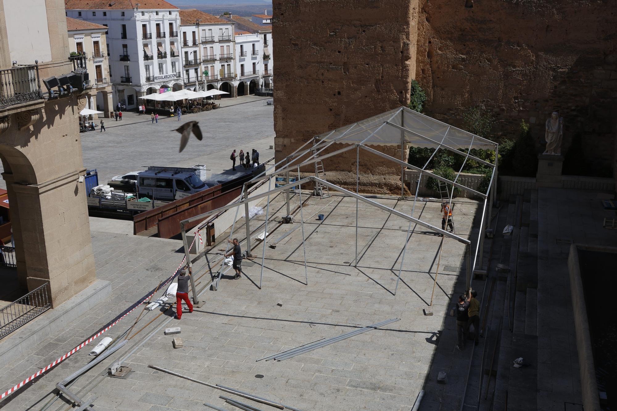 Fotogalería | Cáceres ya es el 'Desembarco del rey'