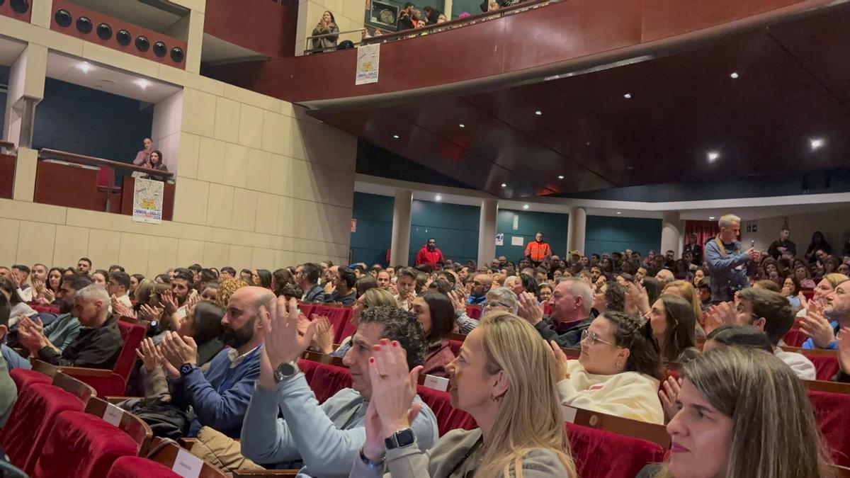 Patio de butacas del López de Ayala de Badajoz durante el Comba 2026.