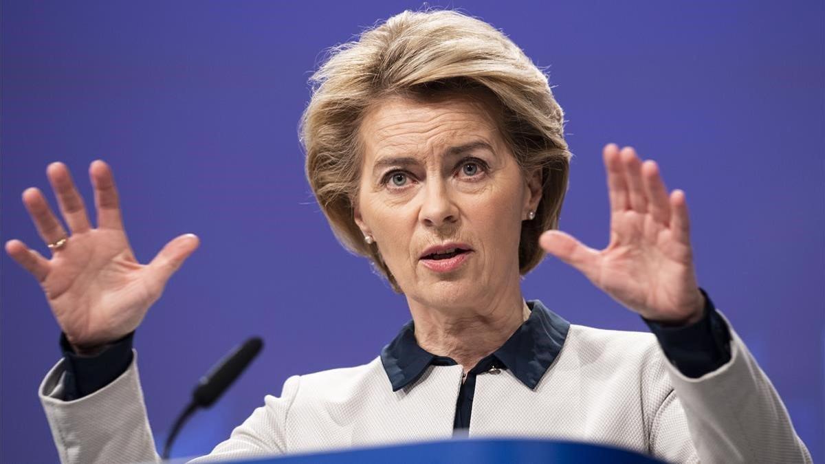 La presidenta de la Comisión Europea, Ursula von der Leyen.