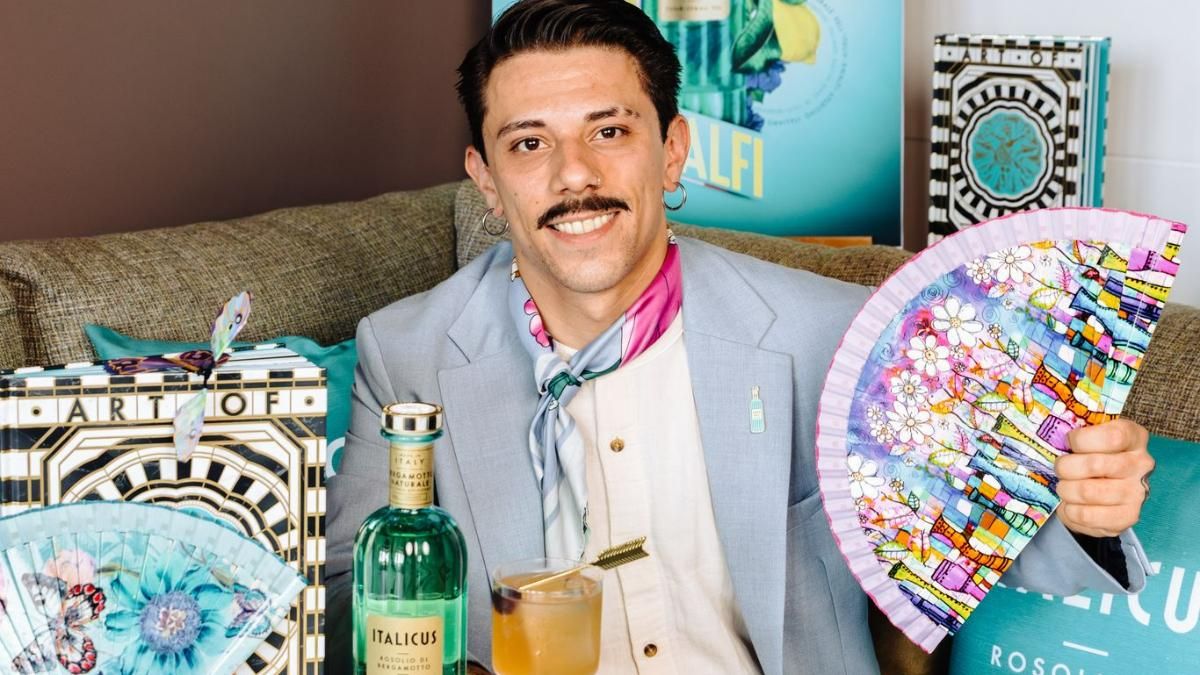 Vincenzo Amorese, bartender en la coctelería Bad Company 1920.