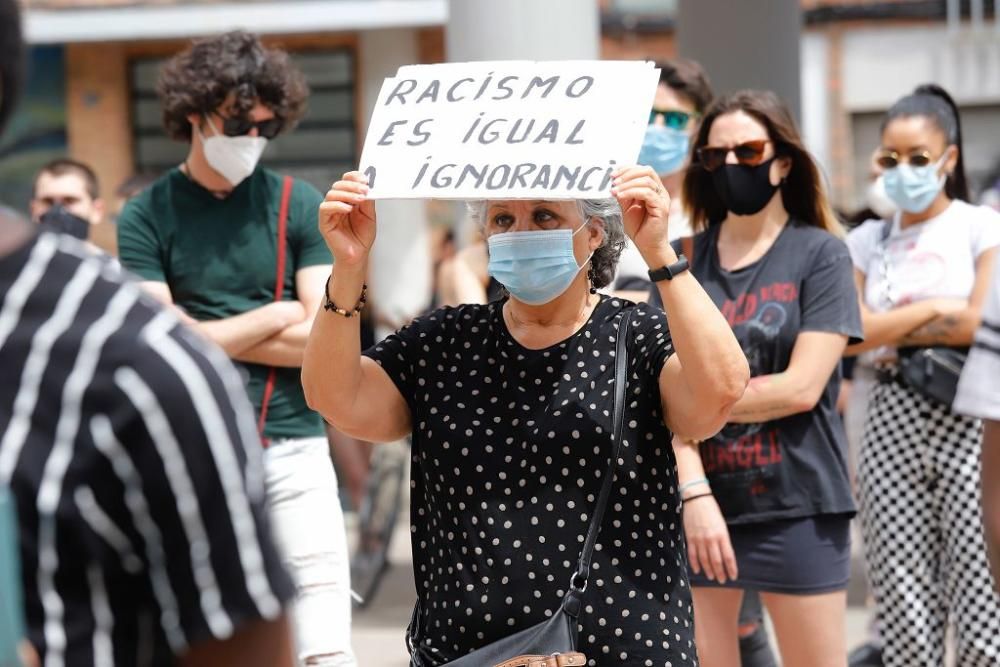 Protesta contra el racismo en Murcia