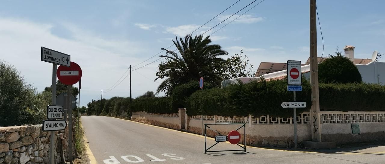 Santanyí ha aumentado a 20 calles la zona Acire en Cala Llombards.