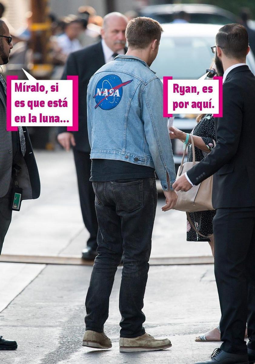 ¿Ryan Gosling anda un poco perdido en el set de rodaje?