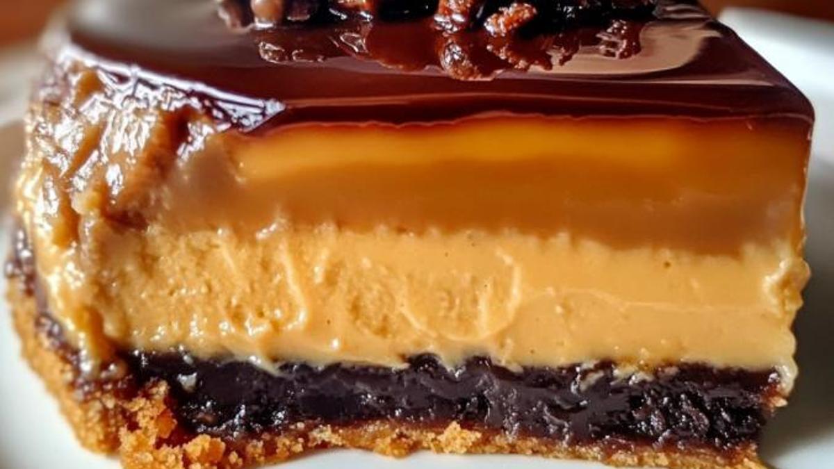 Flan de galletas María.