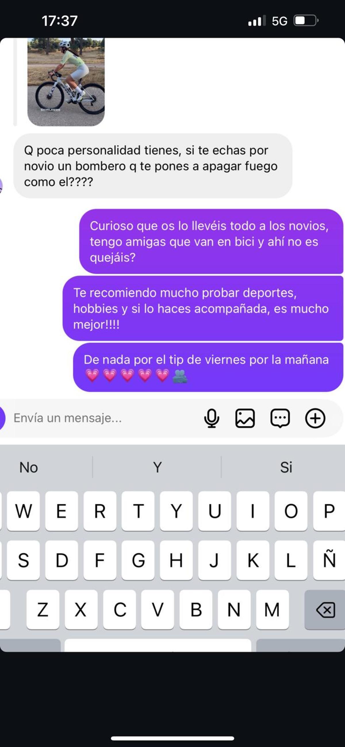 Historia de Instagram de Laura Escanes.