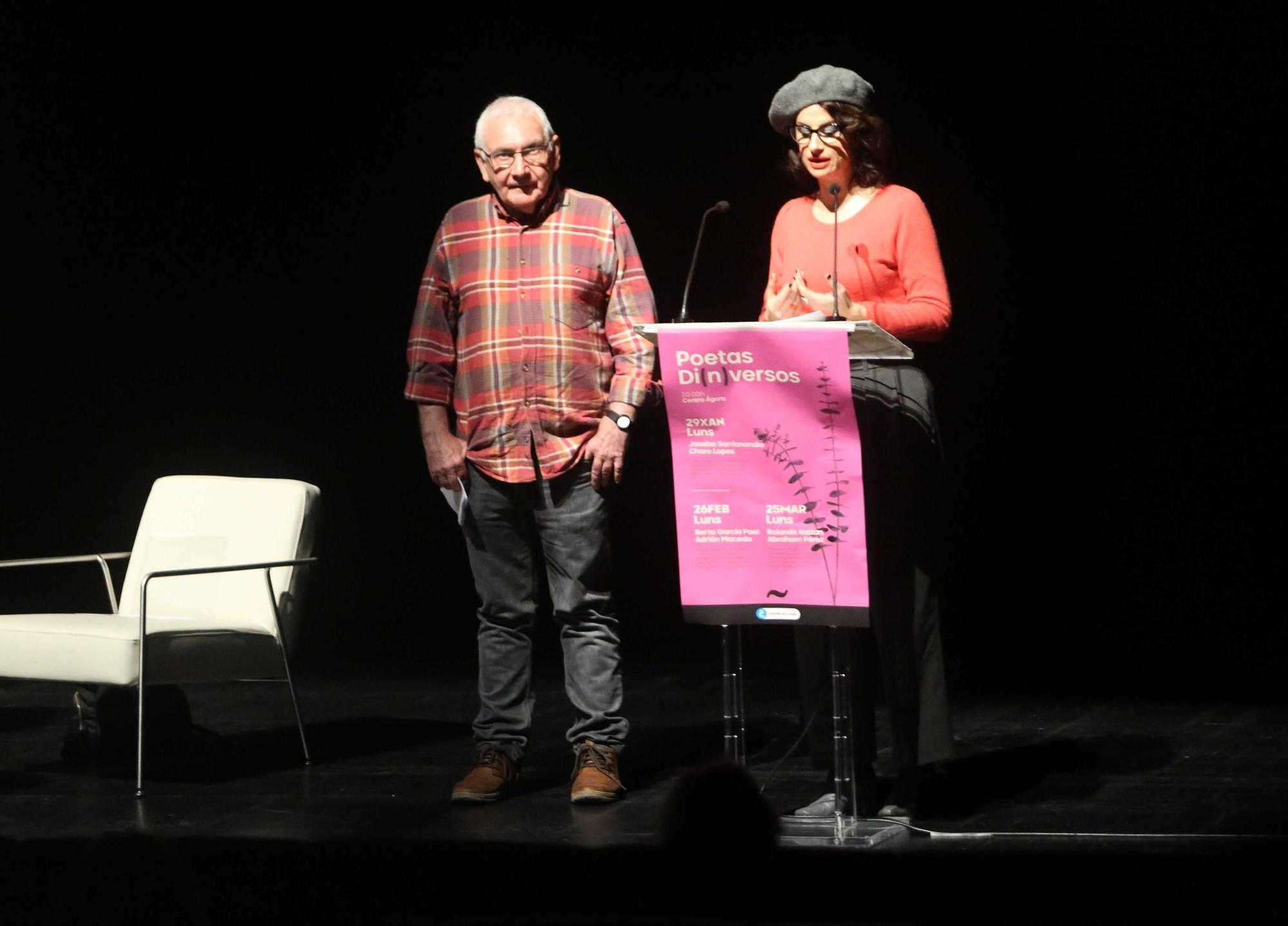 Joseba Sarrionandia, en A Coruña con Poetas Di(n)Versos