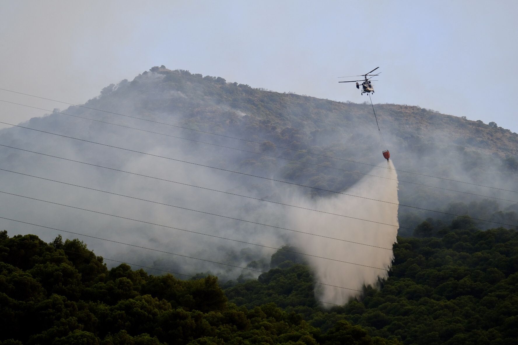 Declarado un incendio en la Sierra de Mijas