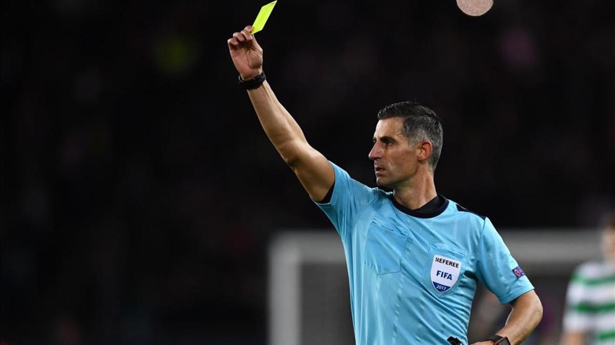 El griego pitará en el Camp Nou