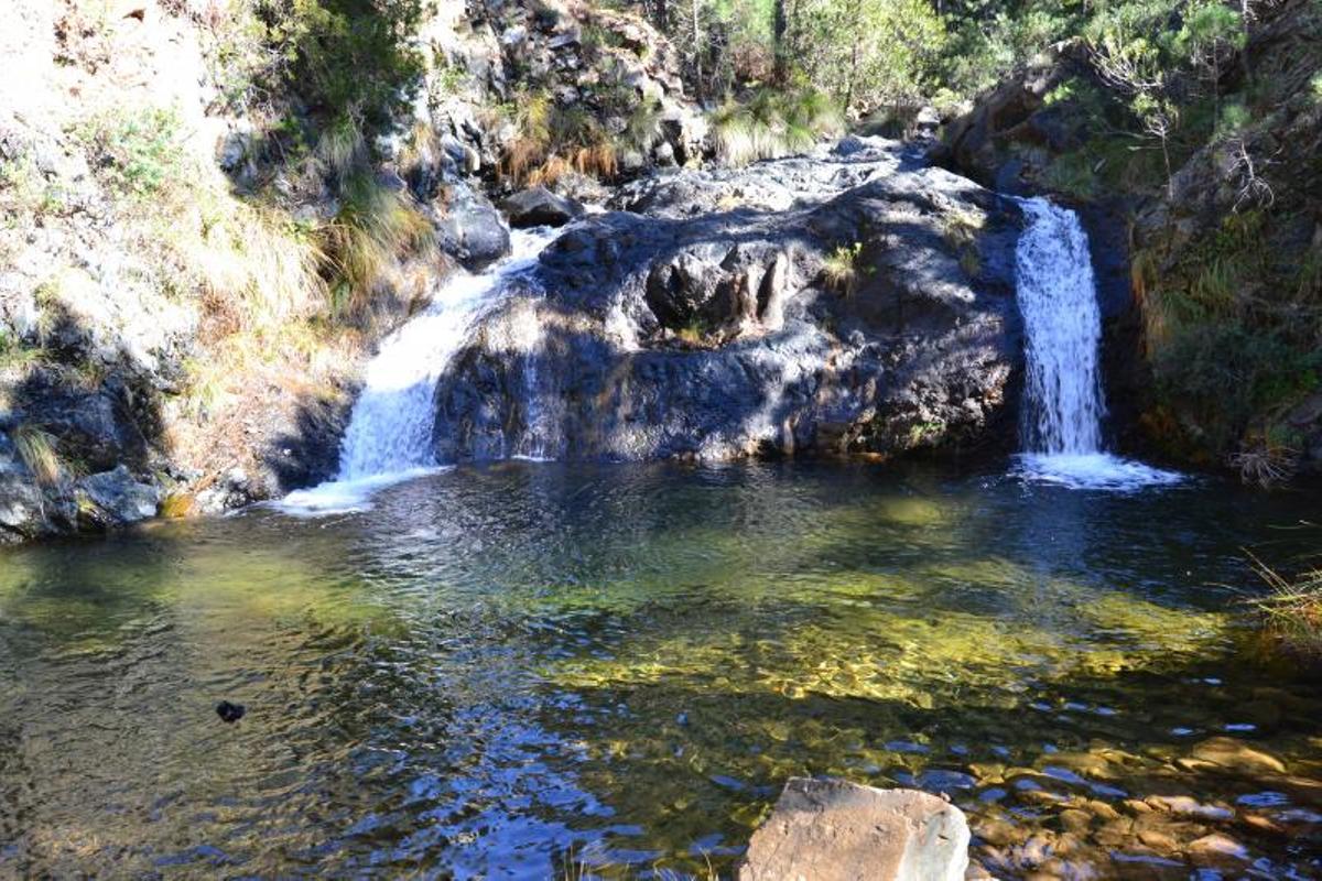 El Charco Azul, en Jubrique.