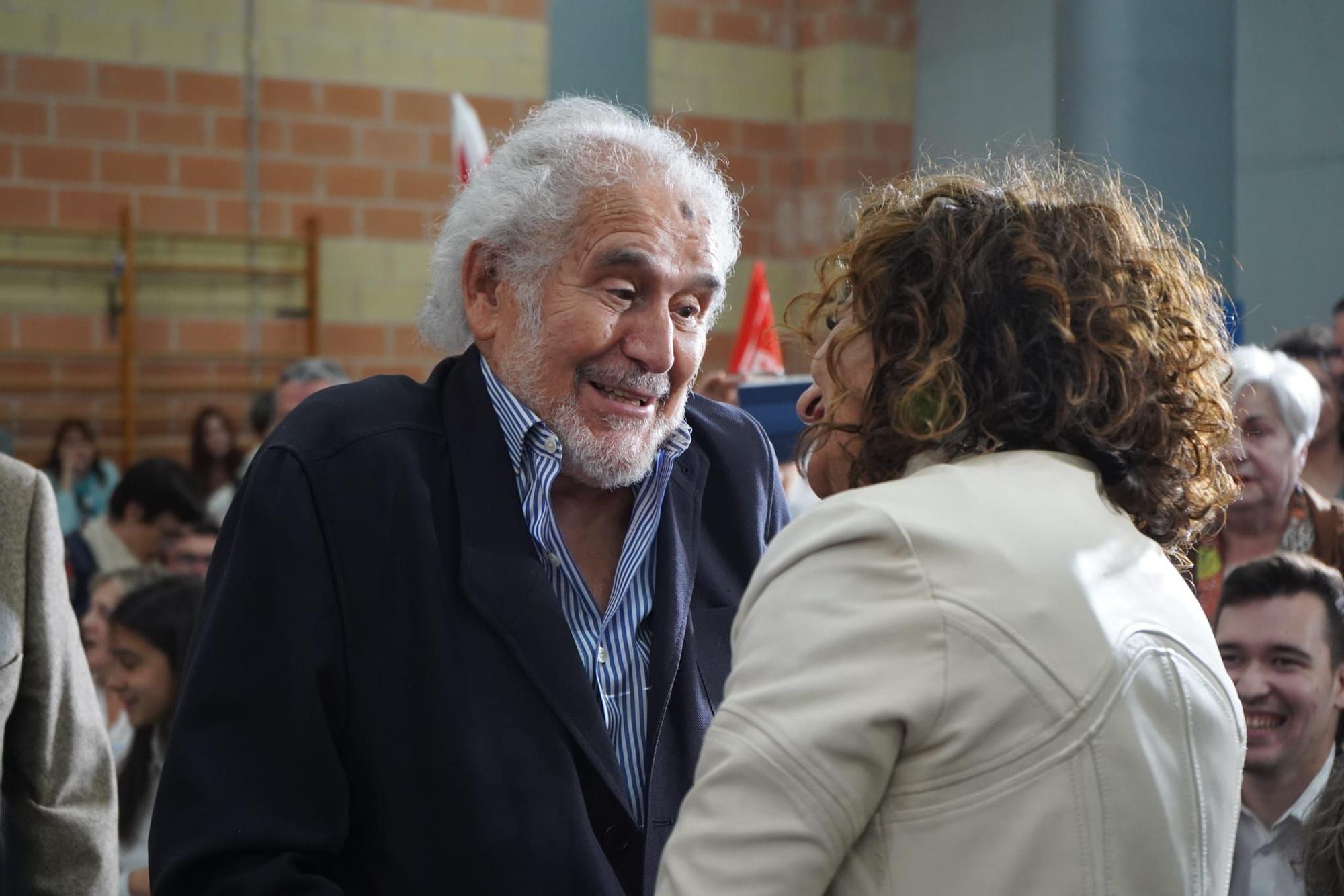 Acto del PSOE en apoyo a David Gago con la ministra María Jesús Montero