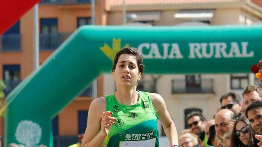 Beatriz Álvarez, en una carrera.