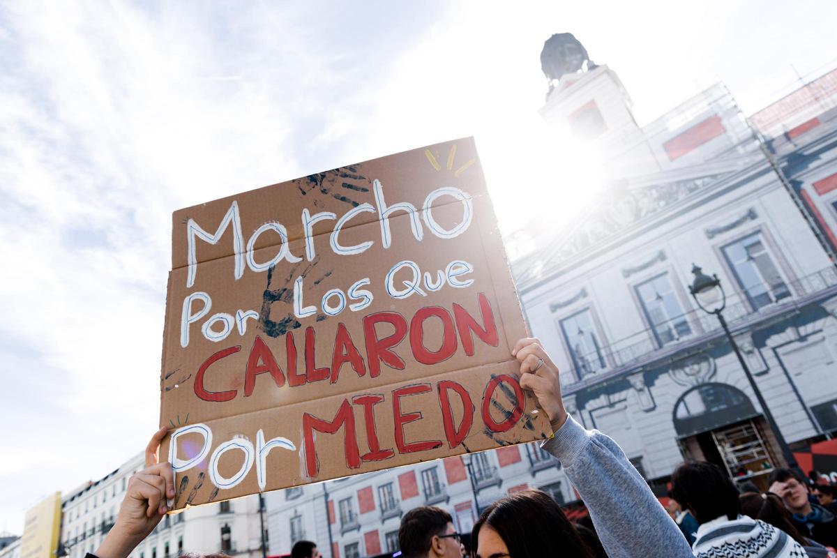 Manifestaciones contra el bullying.