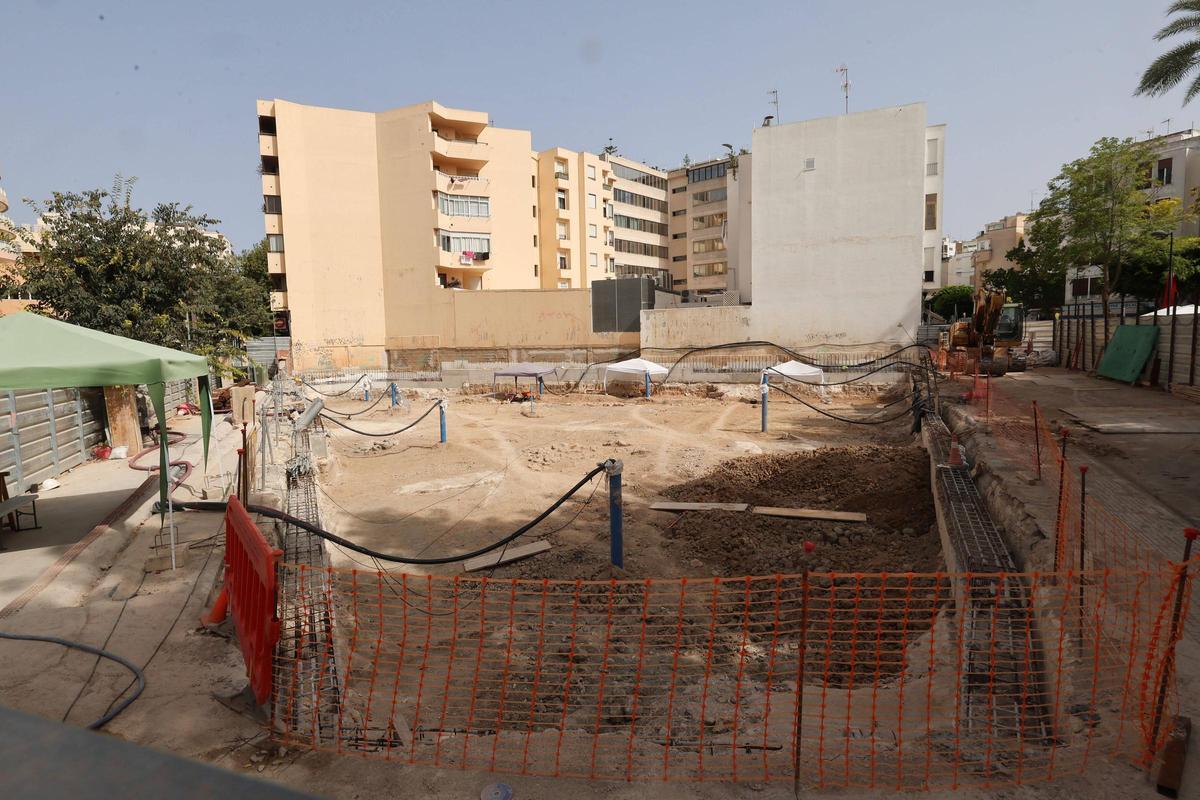 Otro detalle del solar de las VPO.