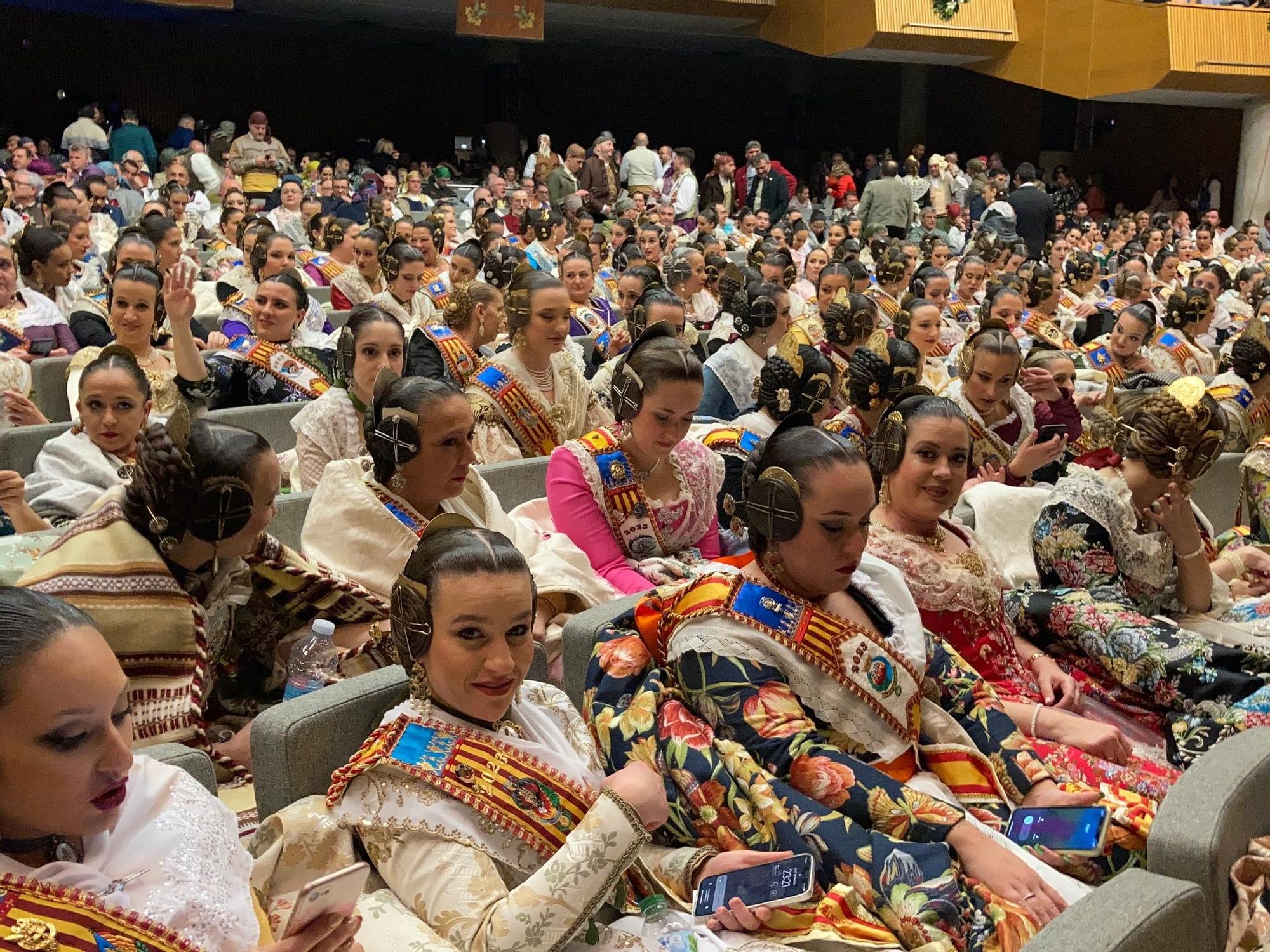 La "alfombra roja" de la exaltación de la Fallera Mayor 2023