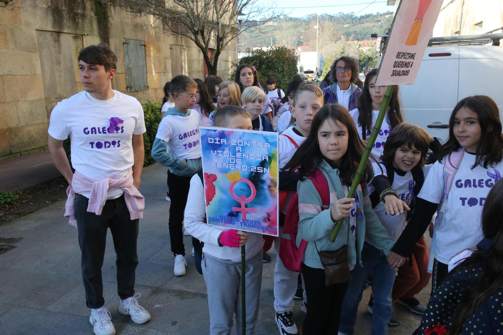 Los colegios, protagonistas en la previa del 25-N en O Morrazo