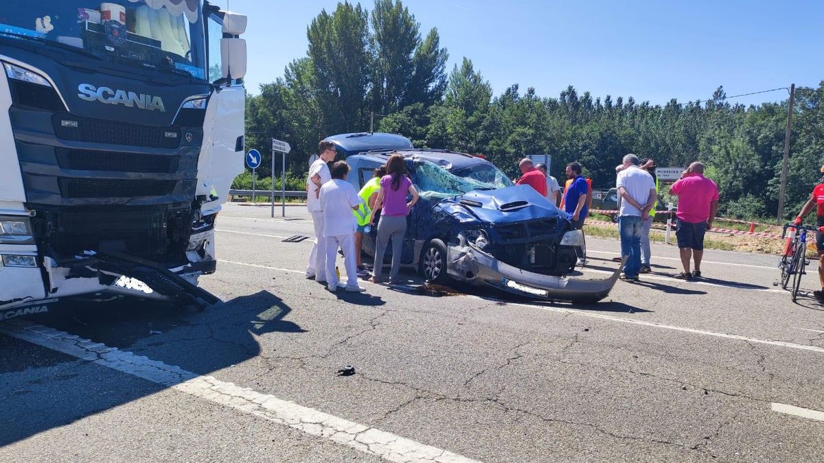 VÍDEO | Accidente de tráfico en Quiruelas de Vidriales