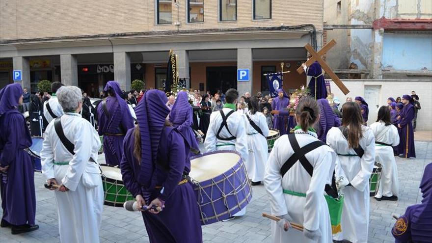 Los galluranos demuestran su devoción en Semana Santa