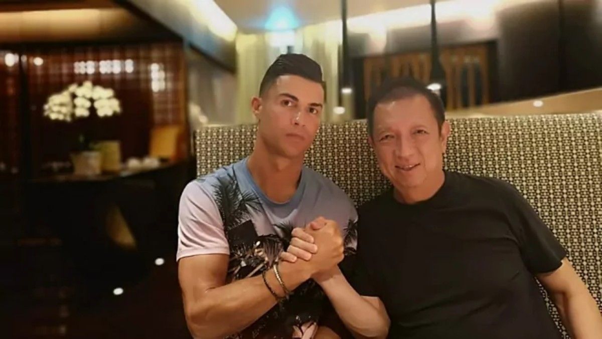 Cristiano Ronaldo y Peter Lim