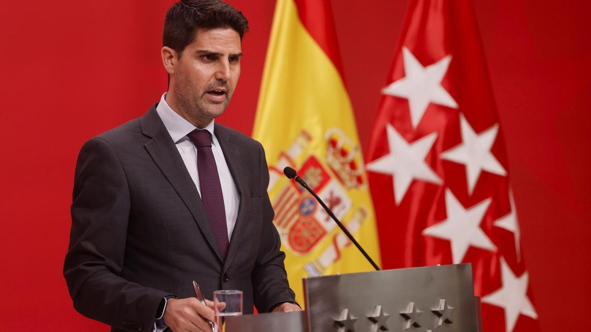 Archivo- El consejero de Educación, Ciencia y Universidades de la Comunidad de Madrid, Emilio Viciana.