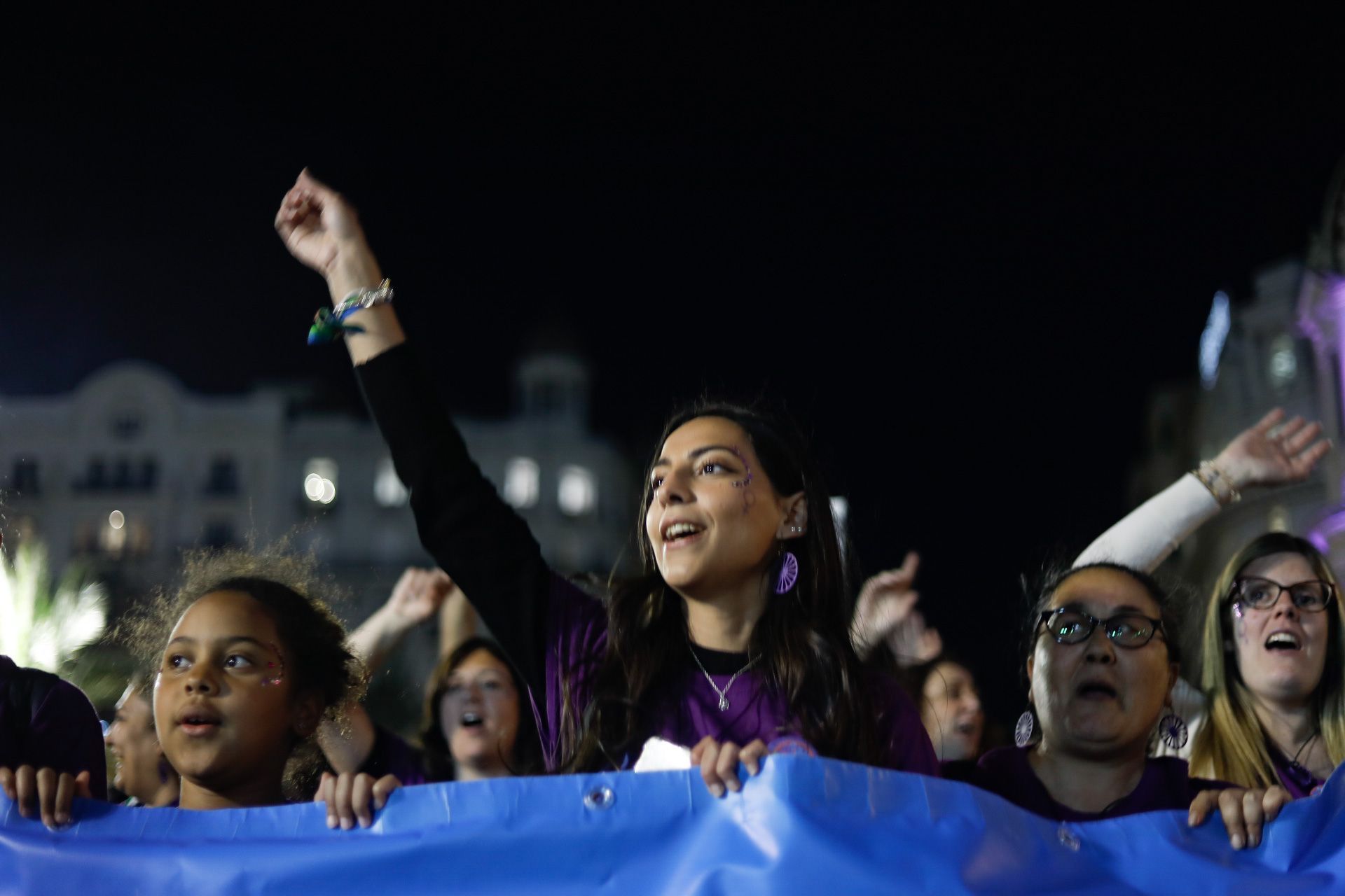 La manifestación de la Coordinadora Feminista de València para celebrar el 8 M