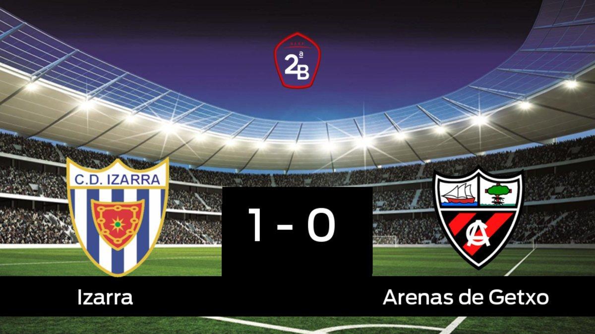 Victoria 1-0 del Izarra frente al Arenas de Getxo