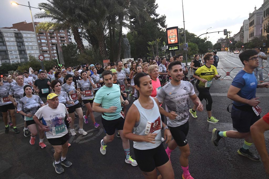 Carrera nocturna de Murcia, en imágenes