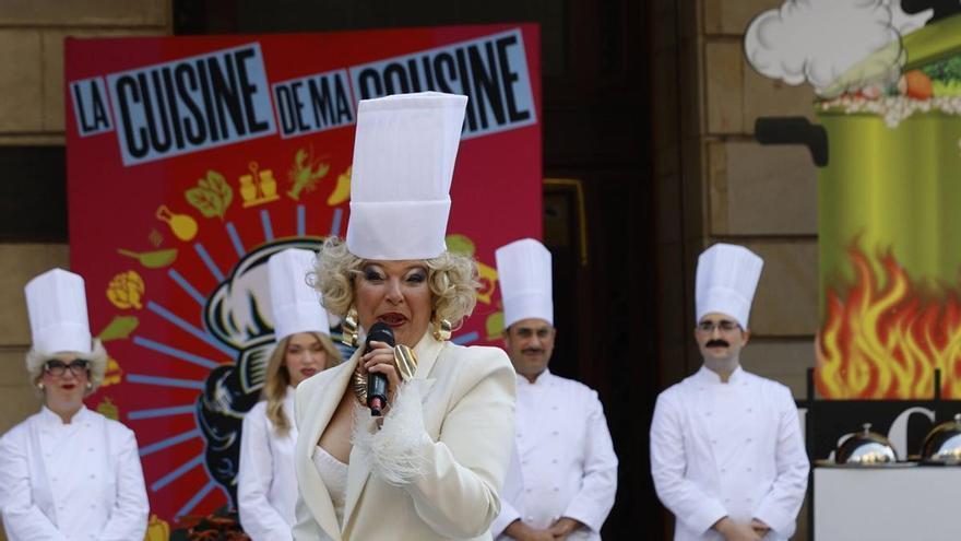 La presentación de “La cusine de macousine”, la cita teatral en el Jovellanos en clave de comedia y melodrama culinario, en imágenes