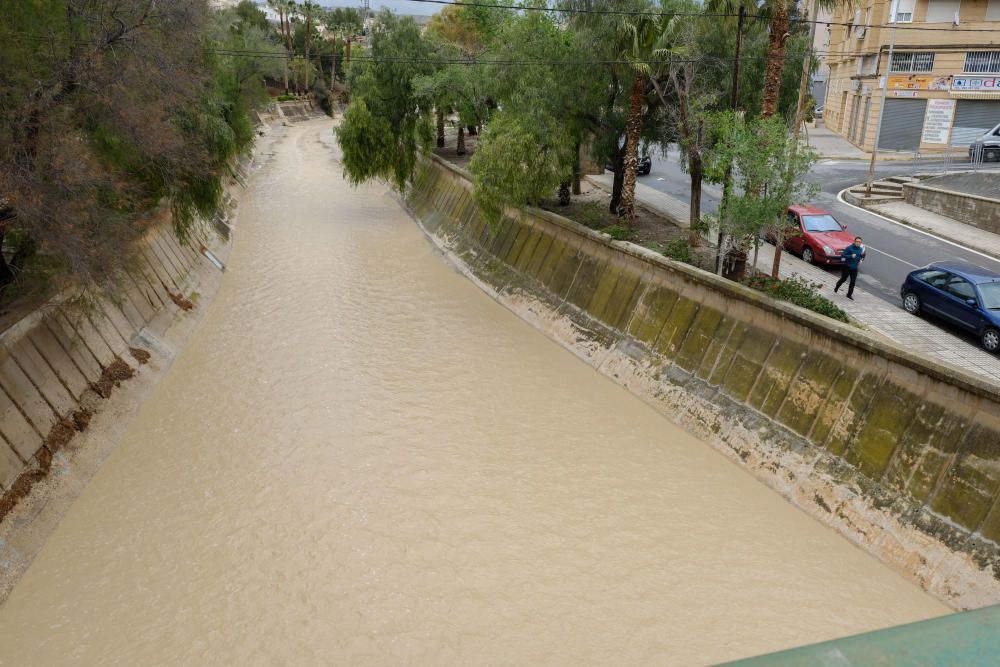 Consecuencias de la lluvia en Elda