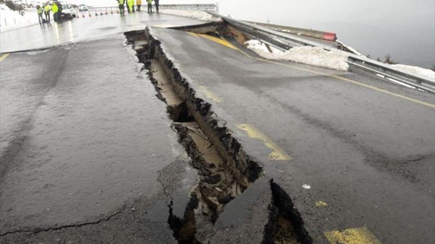 Fomento inicia la obra para reabrir Monrepós de 7 a 10 días con un paso provisional