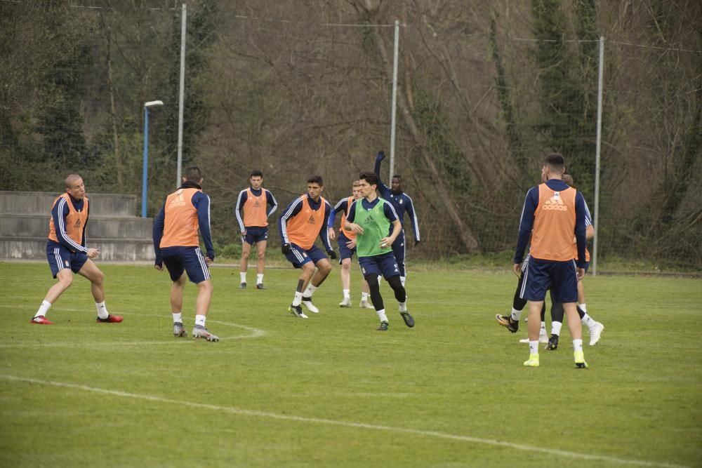 El Oviedo volvió al trabajo esta mañana en El Requexon