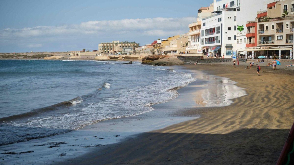 Playas de El Médano, en la costa del municipio de Granadilla de Abona.