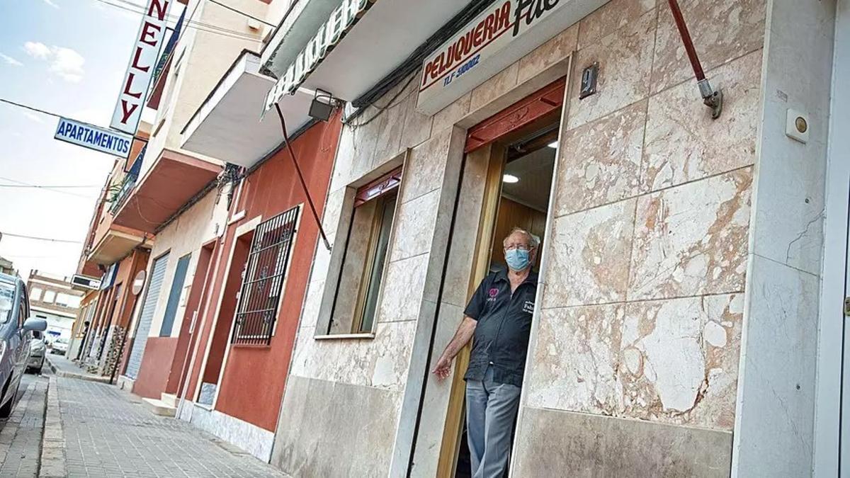 Una calle del barrio de San Antón