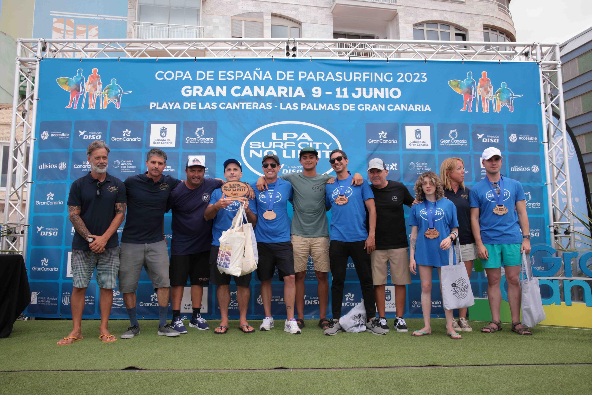 Gurrutxaga, Muller, Almagro, Francesena y Souto, los vencedores de la II LPA Surf City No Limit Fundación Disa